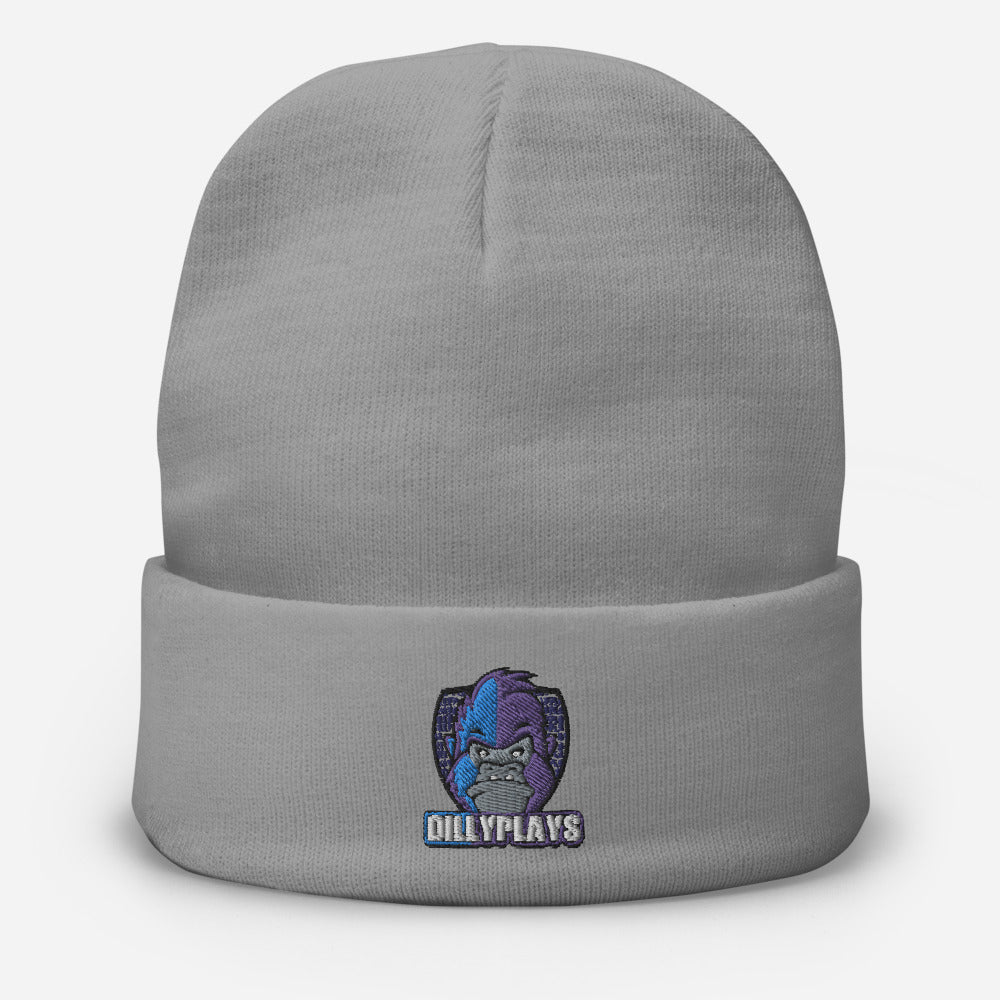 DillyPlays Embroidered Beanie