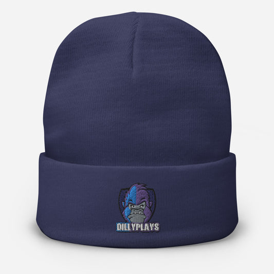 DillyPlays Embroidered Beanie