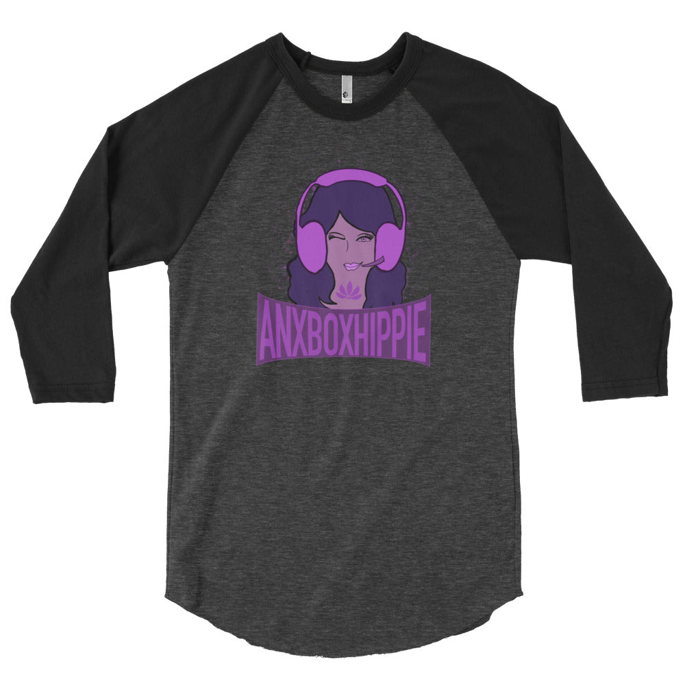 AnxBoxHippie 3/4 sleeve raglan shirt