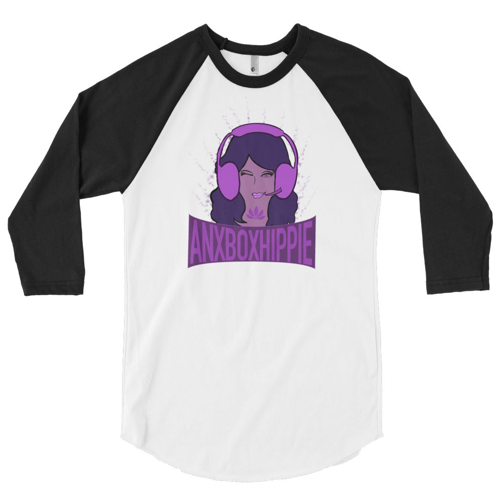 AnxBoxHippie 3/4 sleeve raglan shirt