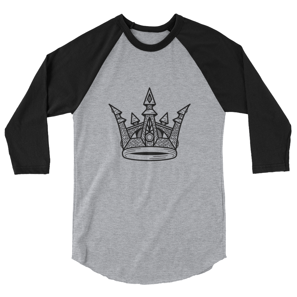 Dark Butt Queen 3/4 Sleeve