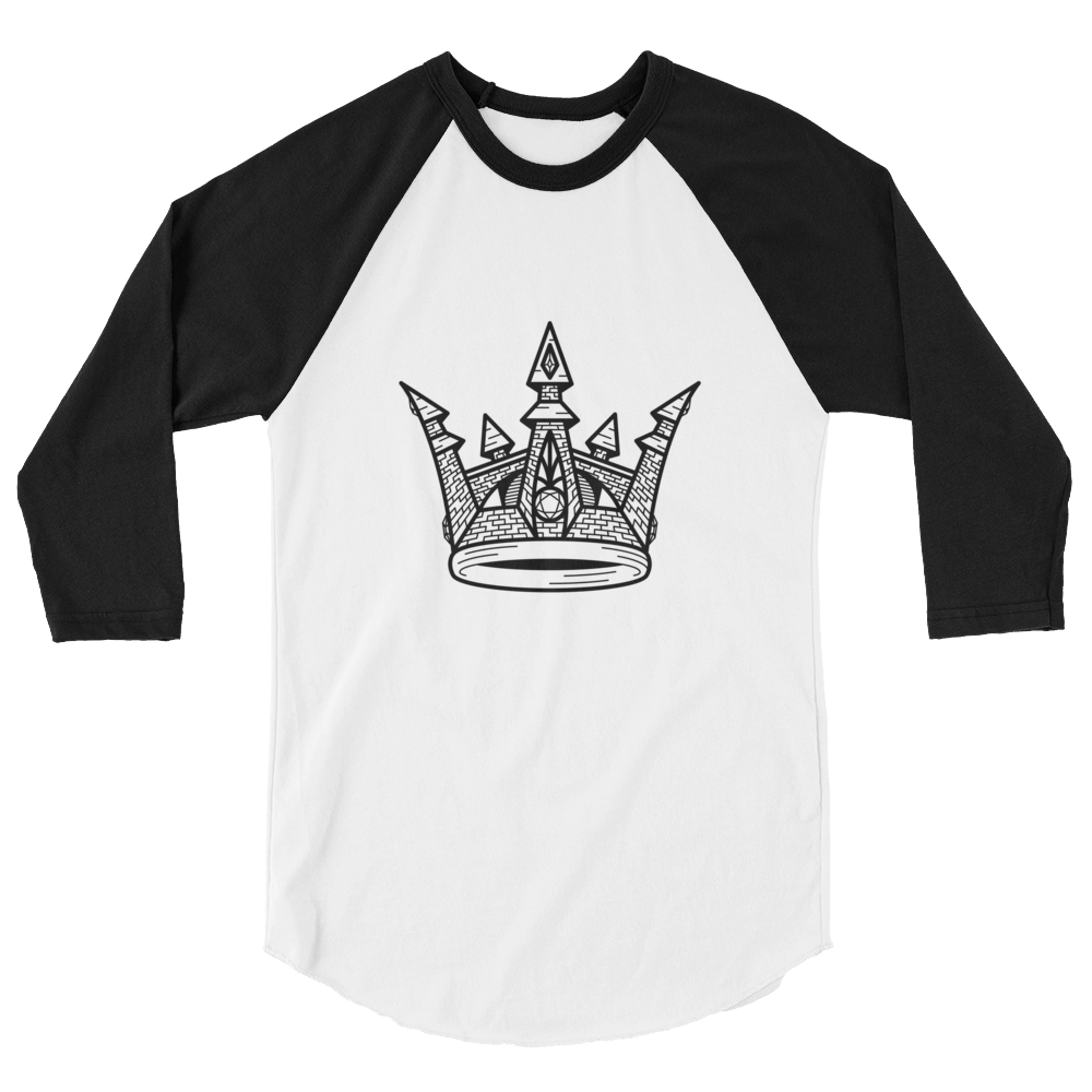 Dark Butt Queen 3/4 Sleeve