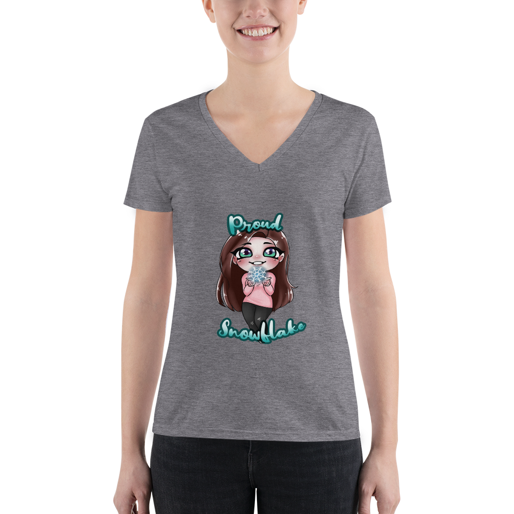Proud Snowflake V-Neck - Meowmy
