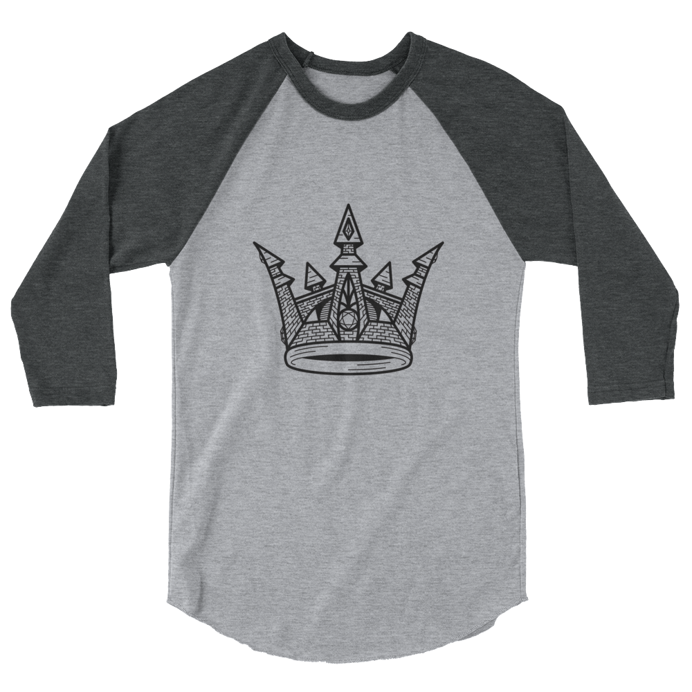 Dark Butt Queen 3/4 Sleeve