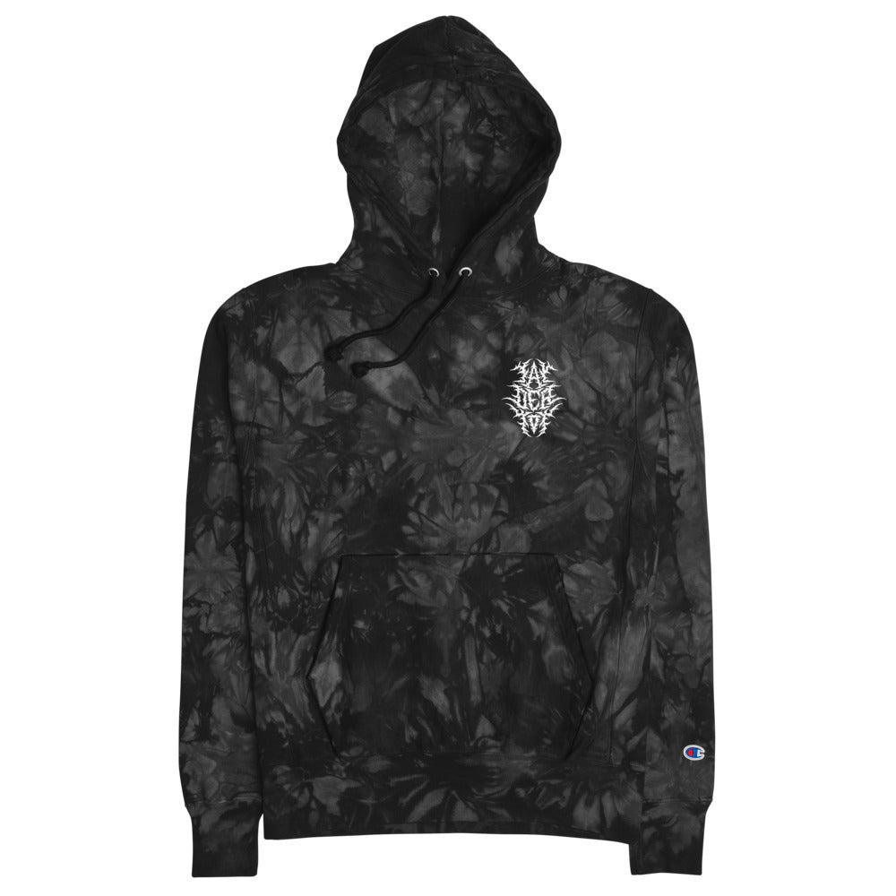 TayderTot Champion tie-dye hoodie