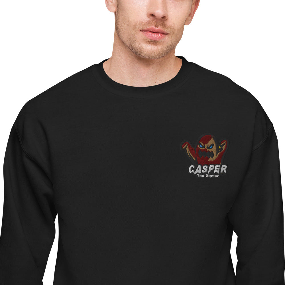 Casper the Gamer fleece sweatshirt