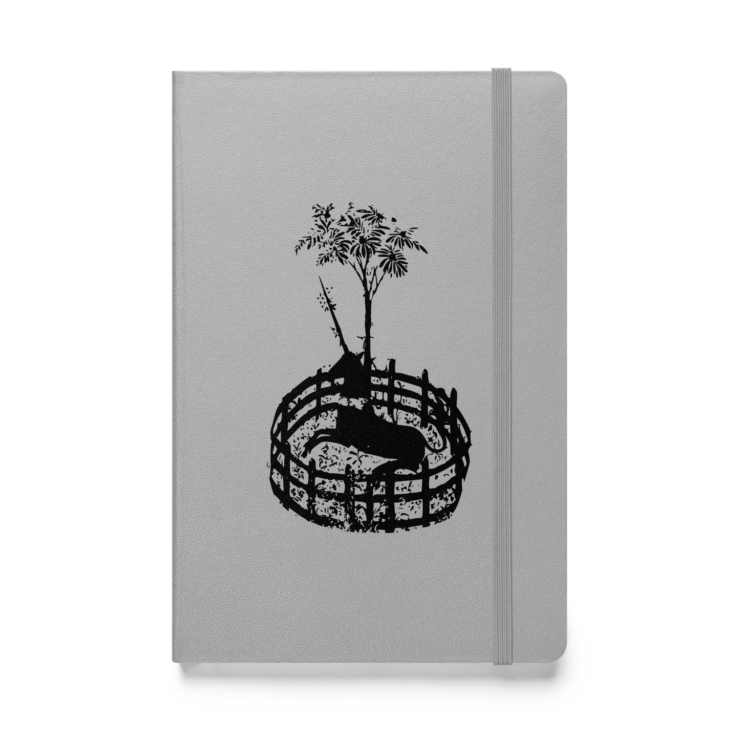 Unicorn in Captivity Hardcover bound notebook