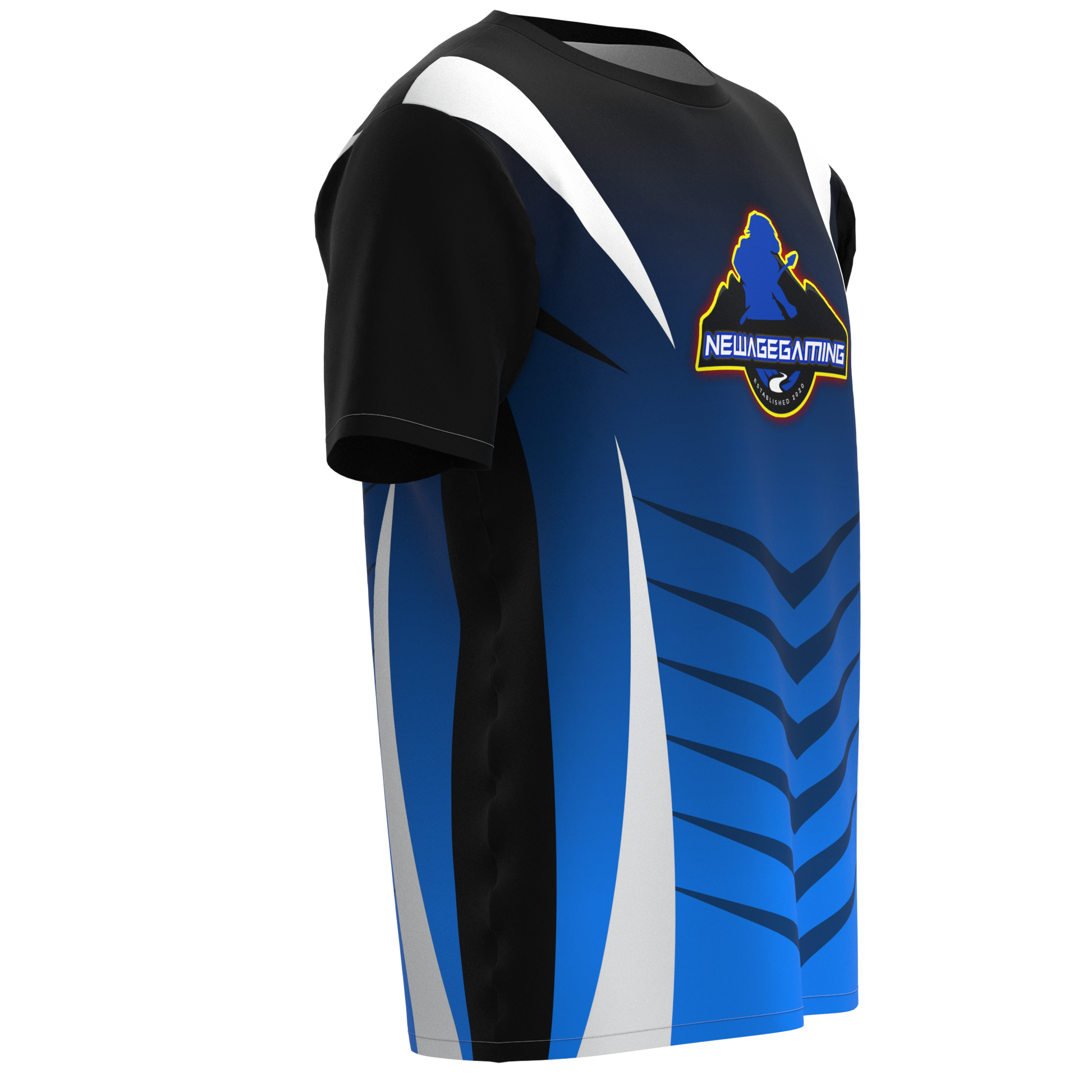 Unisex Half sleeves New Custom Design Football Jersey - Black