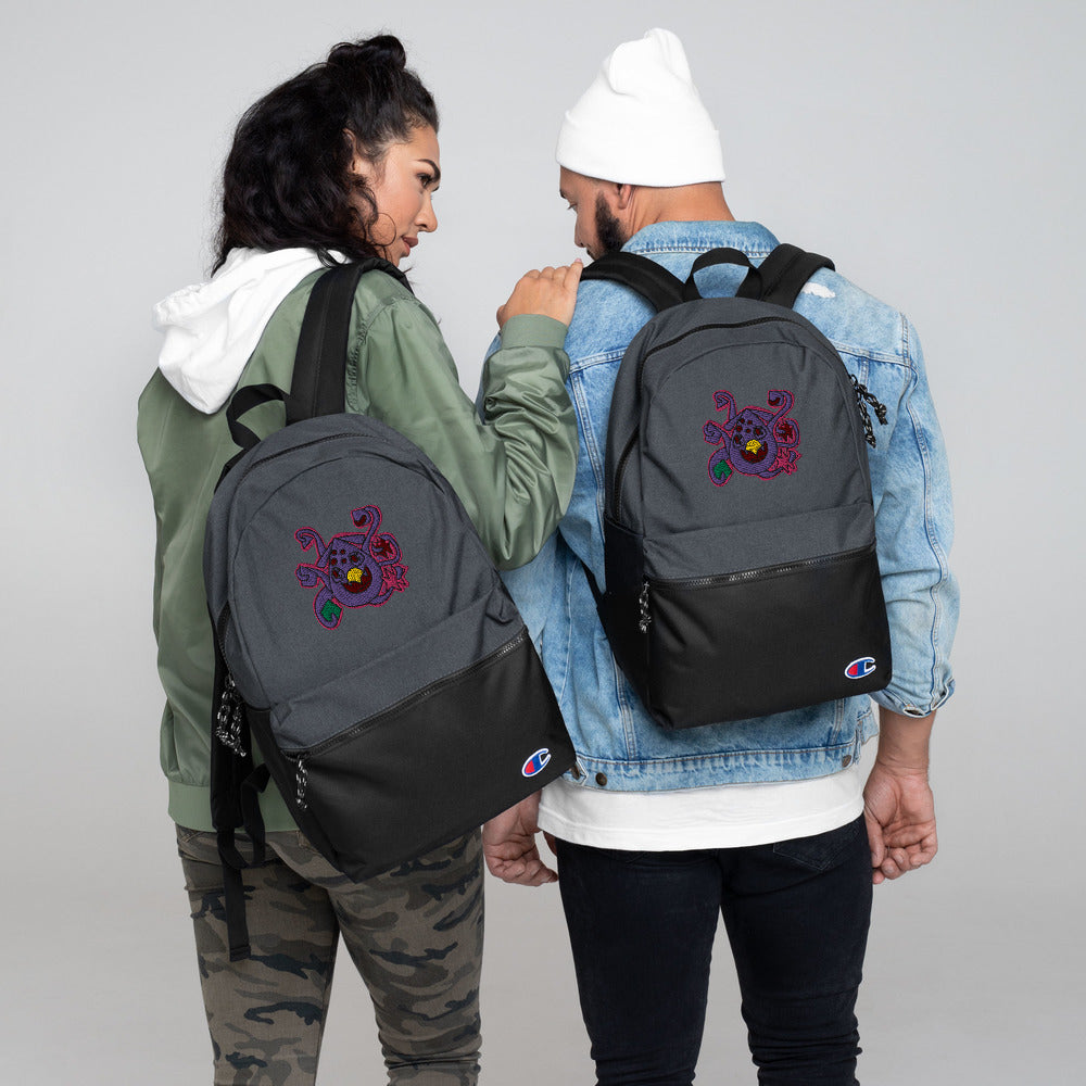 Captain_Fenhu Embroidered Champion Backpack