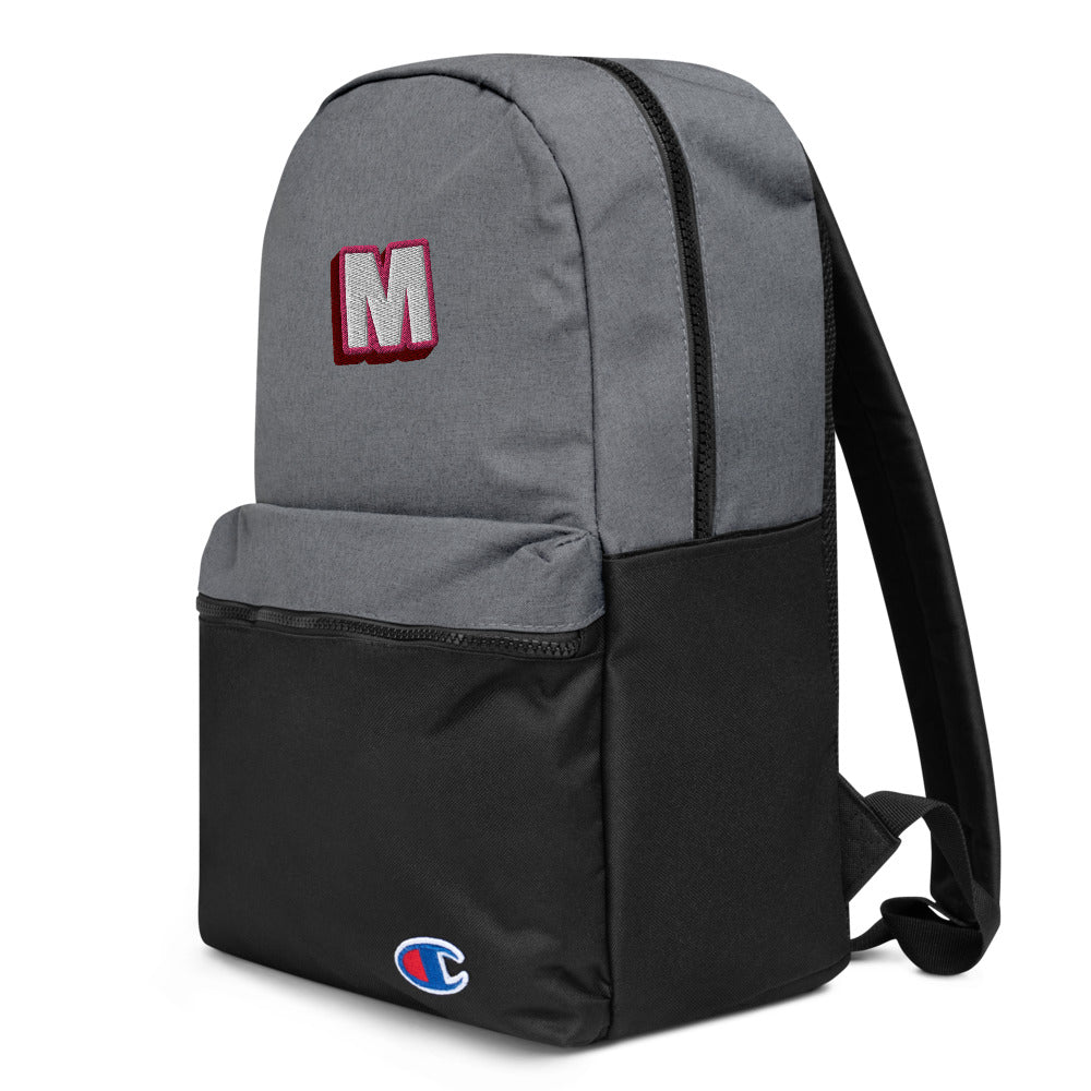 The M Embroidered Champion Backpack