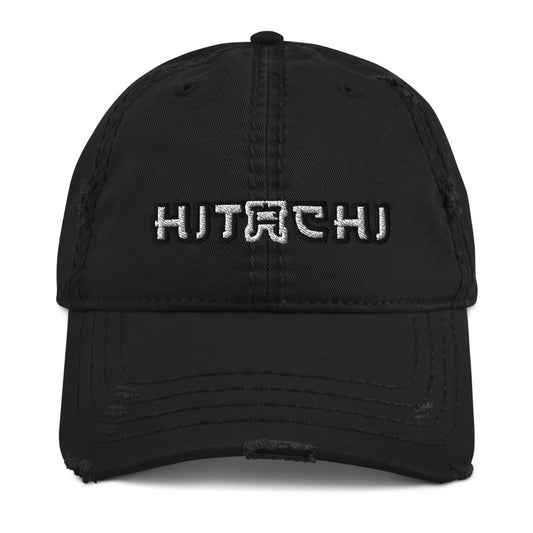 Hitachi Distressed Dad Hat
