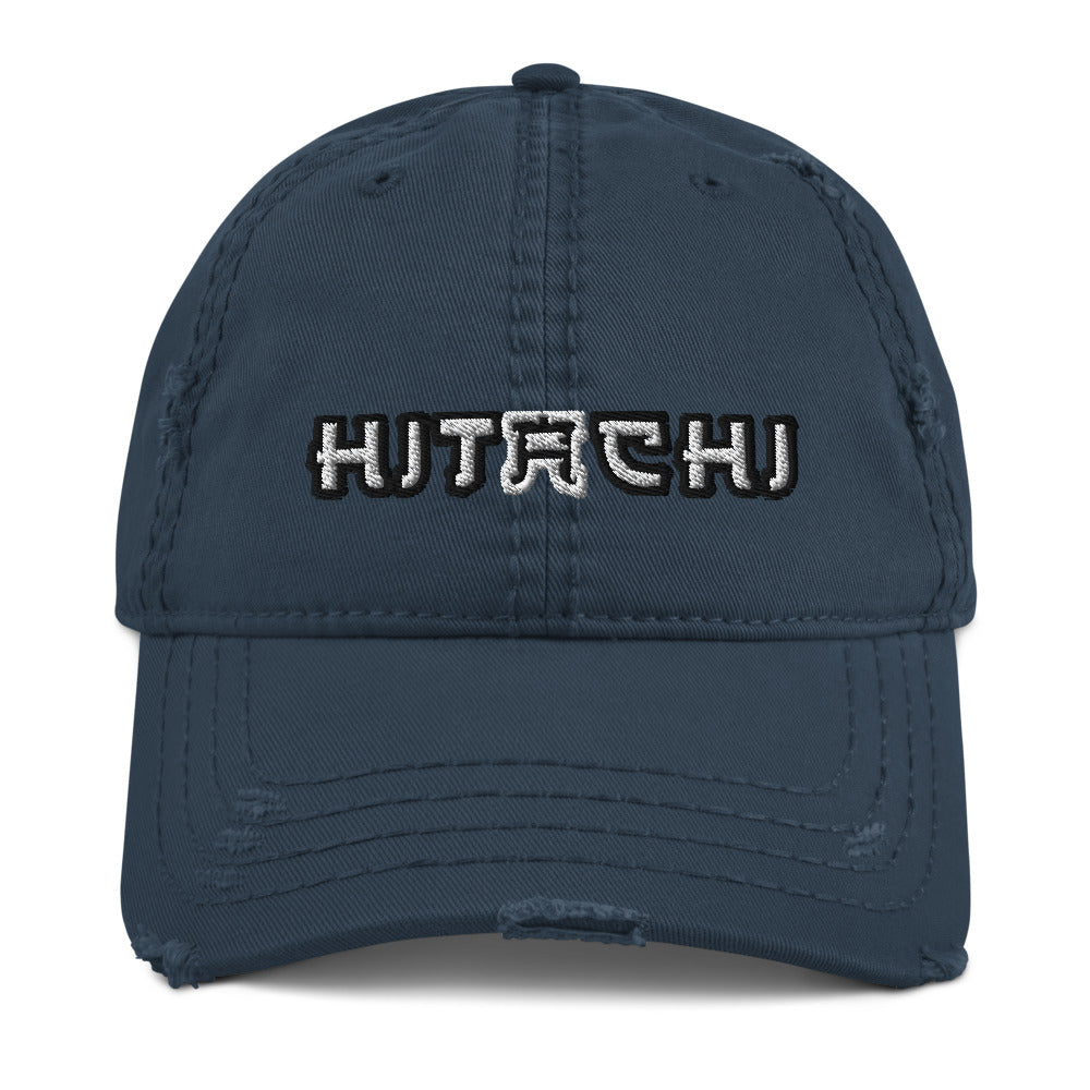Hitachi Distressed Dad Hat
