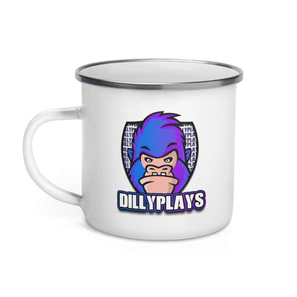 DillyPlays Enamel Mug