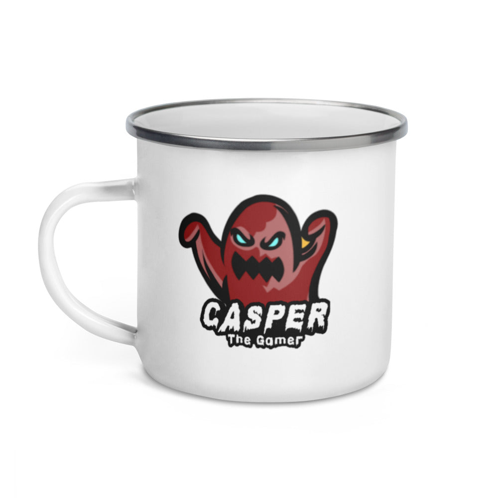 Casper the Gamer Enamel Mug