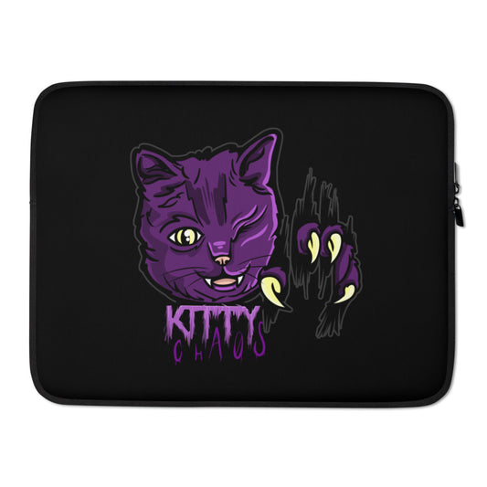 KittyChaos Logo Laptop Sleeve