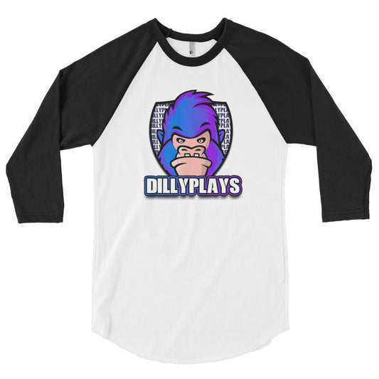 DillyPlays 3/4 sleeve raglan shirt