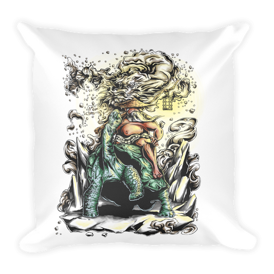 Dino Rider Pillow