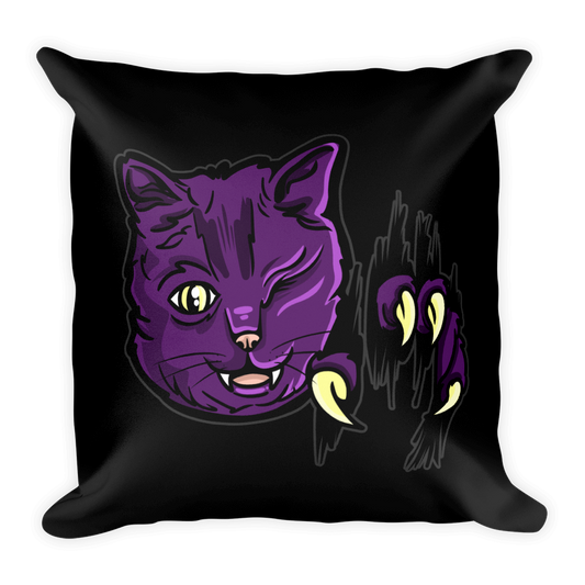 KittyChaos Logo Square Pillow