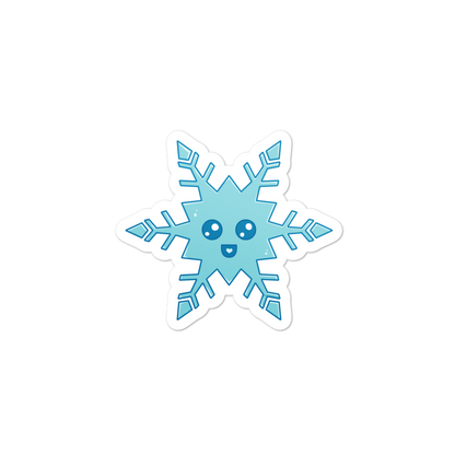 Snowflake Logo Sticker - Meowmy