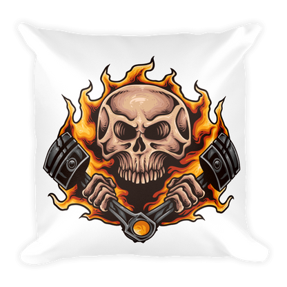 Piston Skull Pillow
