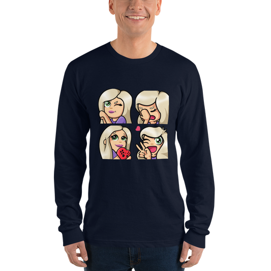 Emotes Long Sleeve - heartsandcotrollers