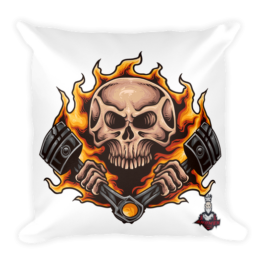 Piston Skull Pillow