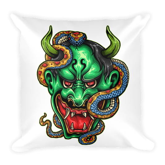 Green Demon Pillow