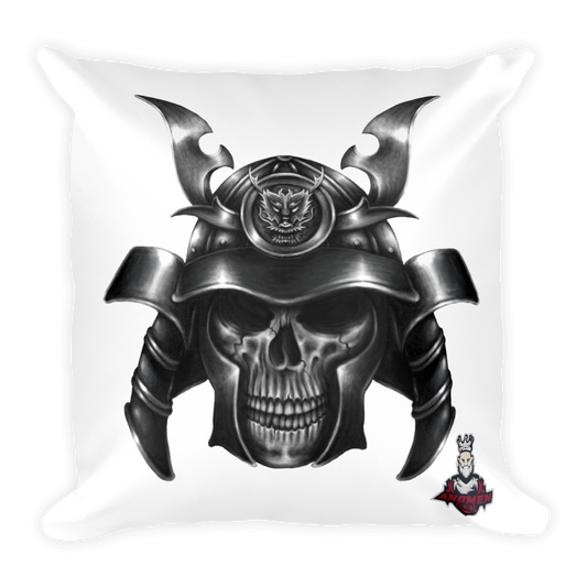 Samurai Skull Pillow