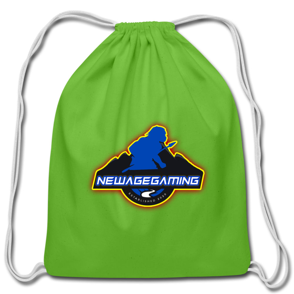 New Age Gaming Cotton Drawstring Bag - clover