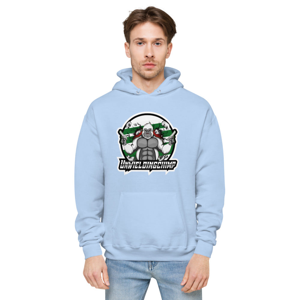 Unweilding_Chimp Unisex Hanes fleece hoodie