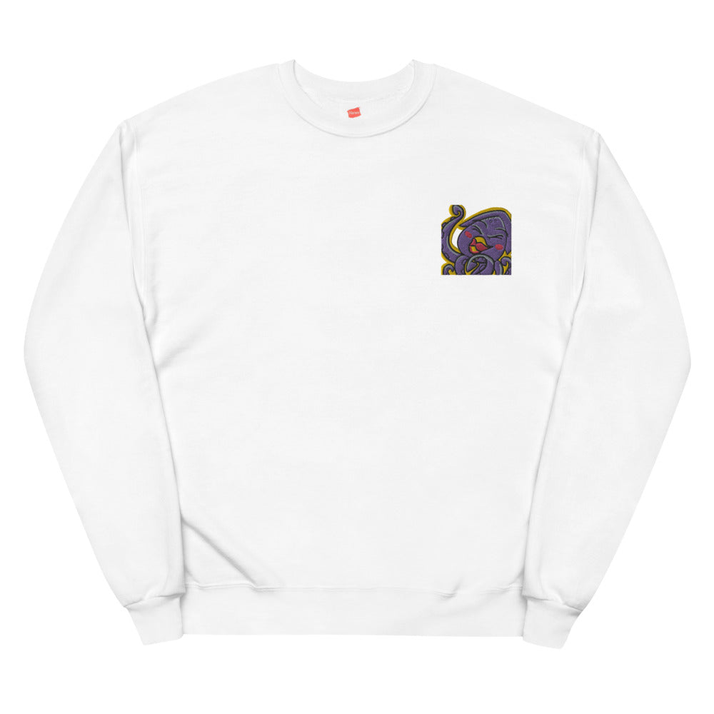 Captain_Fenhu LUL Kraken Embroidered Unisex fleece sweatshirt