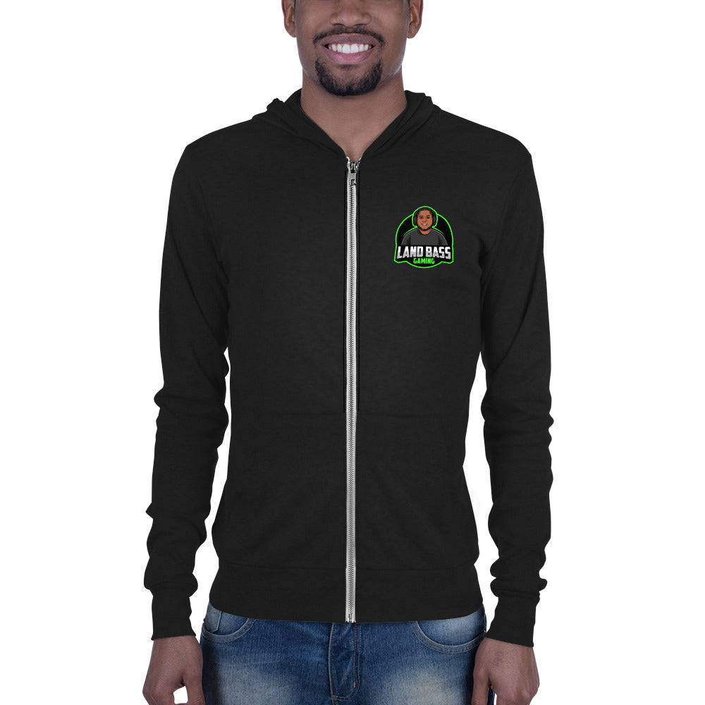 Land Bass Gaming zip hoodie