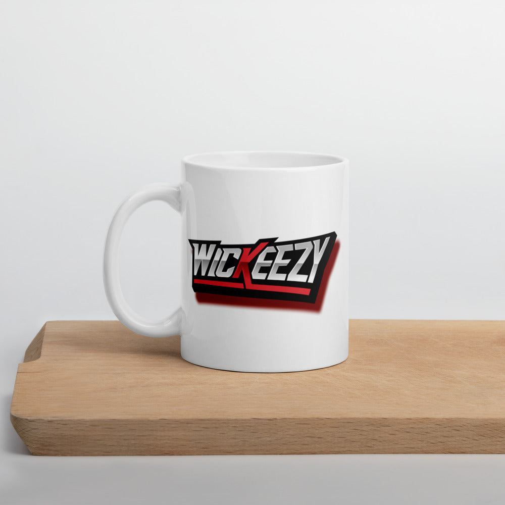 Wickeezy White glossy mug