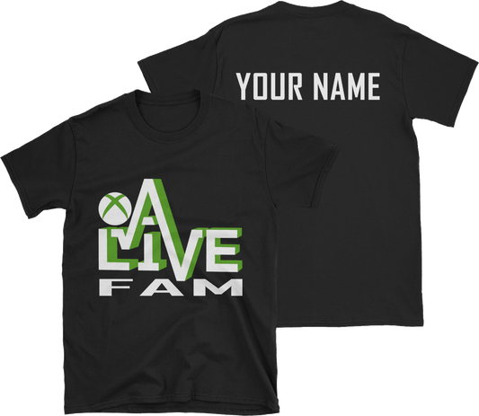 Custom Xbox_Alive Fam Tee